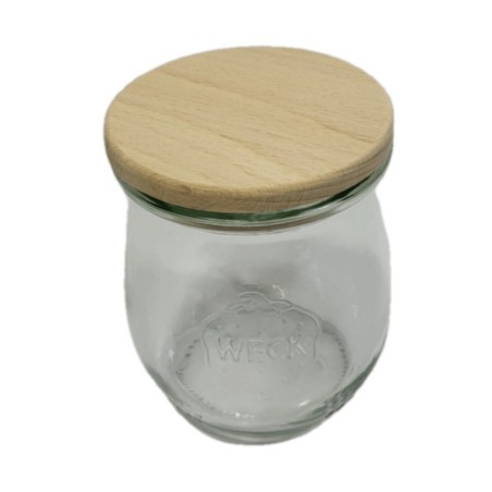 Słoiki WECK / drewniane wieko słoik 220ml TULIP
