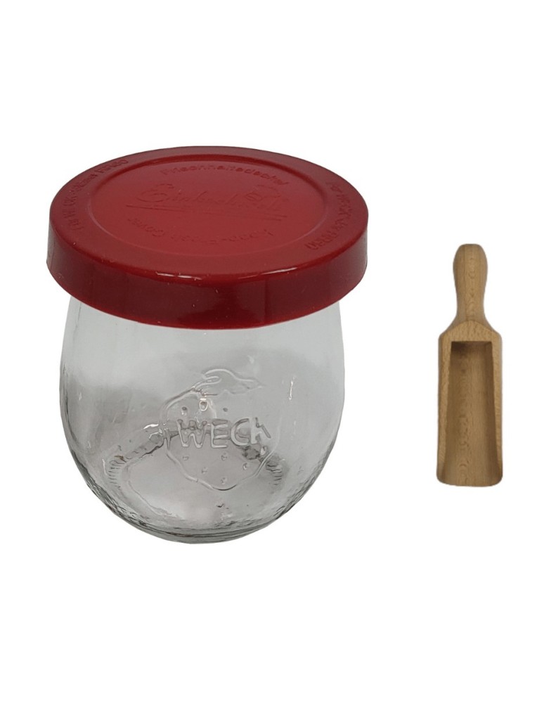 Słoiki i butelki - Słoiki WECK / silikonowe wieko, miarka słoik 220ml TULIP - product MODO24.PL 12