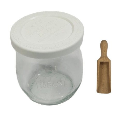 Słoiki WECK / plastikowe wieko, miarka słoik 220ml TULIP