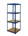 Regał metalowy Helios Color 180x60x60_4 - 175kg / na półkę, kolor: niebiesko-biały