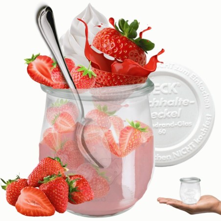 Słoiki WECK / plastikowe wieko słoik 220ml TULIP