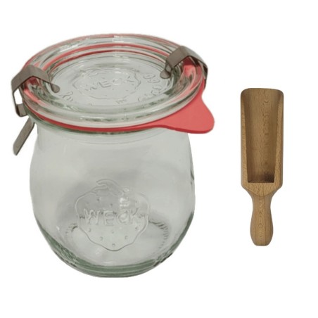 Słoiki WECK / szklane wieko, miarka słoik 220ml TULIP