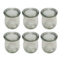 Słoiki WECK 6szt/ szklane wieko słoik 220ml TULIP