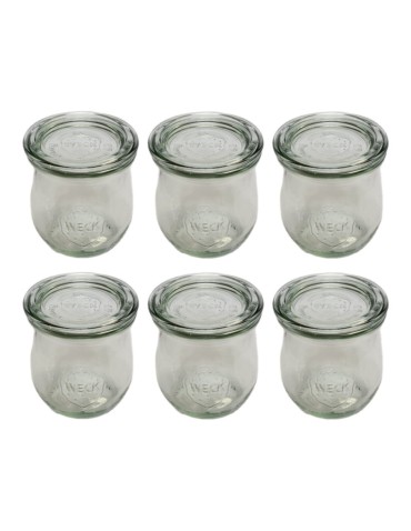 Słoiki i butelki - Słoiki WECK 6szt/ szklane wieko słoik 220ml TULIP - produkt 22