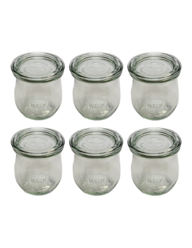 Słoiki i butelki - Słoiki WECK 6szt/ szklane wieko słoik 220ml TULIP - produkt MODO24.PL 22