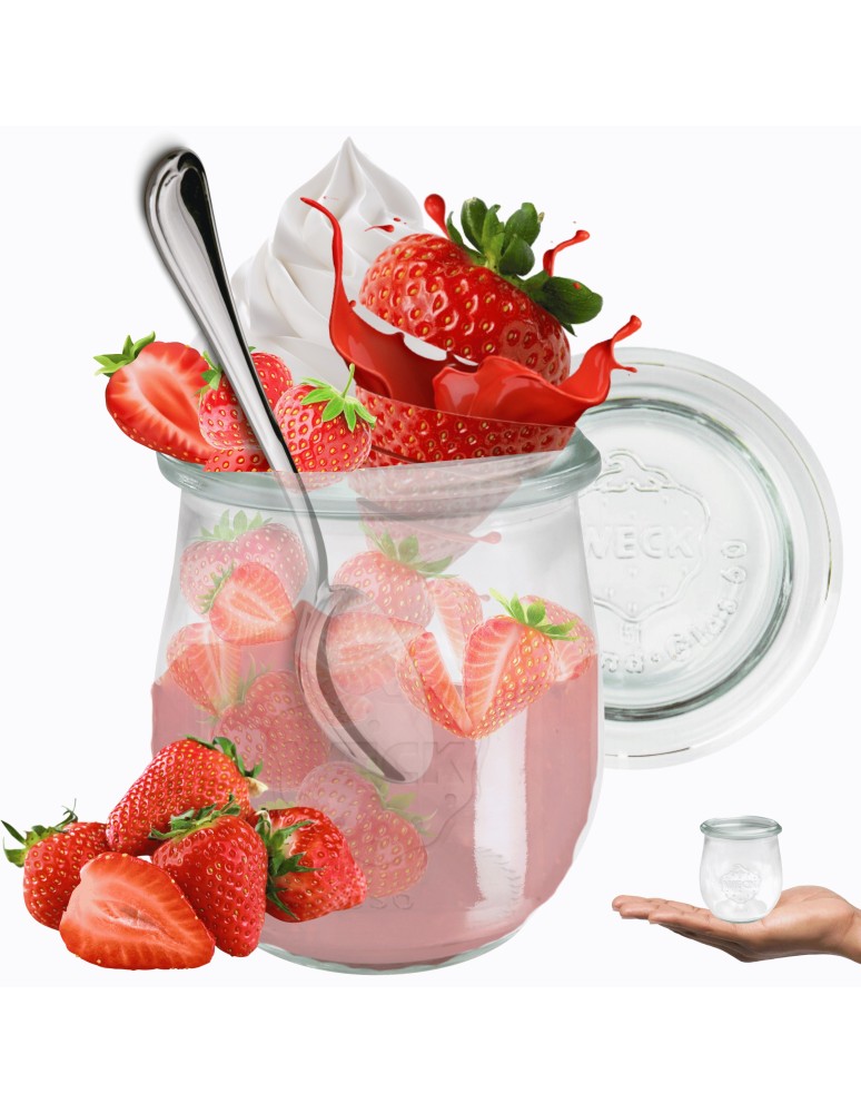 Słoiki i butelki - Słoiki WECK / szklane wieko słoik 220ml TULIP - produkt MODO24.PL 21