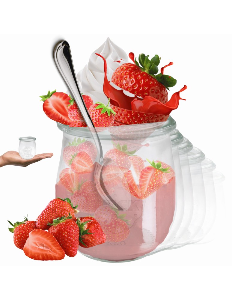 Słoiki i butelki - Słoiki WECK 12szt/ żaroodporny słoik 220ml TULIP - produkt MODO24.PL 1