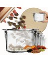 Słoiki Weck 80ml przetwory MOLD żaroodporne drewniane wieka 6szt SOLIDNE