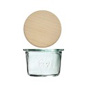 Słoik Weck 80ml na przetwory MOLD żaroodporny drewniane wieko 1szt SOLIDNY