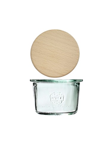 Słoik Weck 80ml na przetwory MOLD żaroodporny drewniane wieko 1szt SOLIDNY - produkt 2