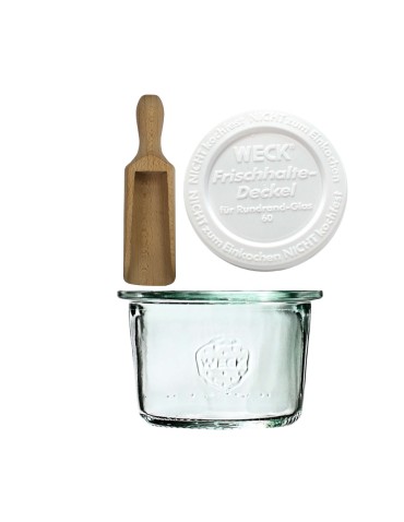 Słoik Weck 80ml na przetwory MOLD żaroodporny plastikowe wieko MIARKA 1szt - produkt 2