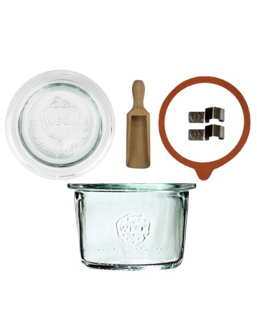 Słoik Weck 80ml przetwory MOLD żaroodporny miarka zapinki wieko gumka 1szt - produkt 2