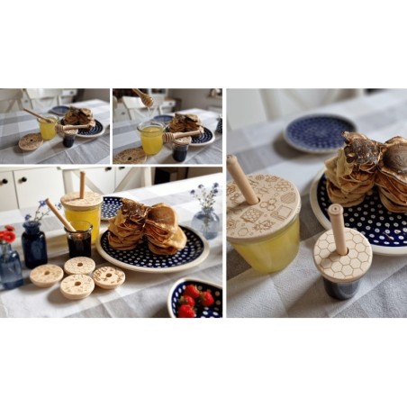 Słoiki Weck 80 ml przetwory MOLD żaroodporne dżem zapinki wieko gumka 6szt