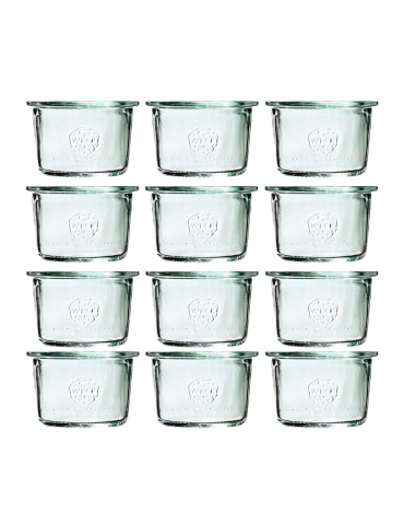 Słoiki Weck 80 ml słoiki szklane ozdobne MOLD na deserki pucharki 12szt - produkt 2