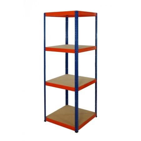 Regał metalowy Helios Color 180x60x60_4 - 175kg / na półkę, kolor: niebiesko-biały