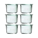 Słoiki Weck 80 ml słoiki szklane ozdobne MOLD na deserki pucharki 6szt