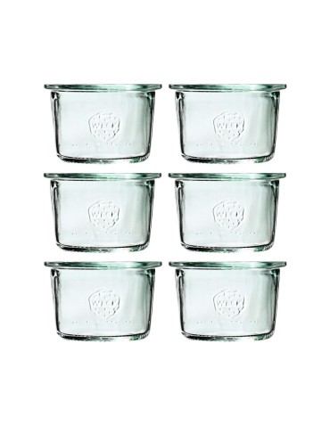 Słoiki Weck 80 ml słoiki szklane ozdobne MOLD na deserki pucharki 6szt - produkt 2