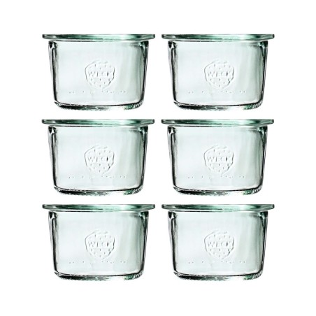 Słoiki Weck 80 ml słoiki szklane ozdobne MOLD na deserki pucharki 6szt