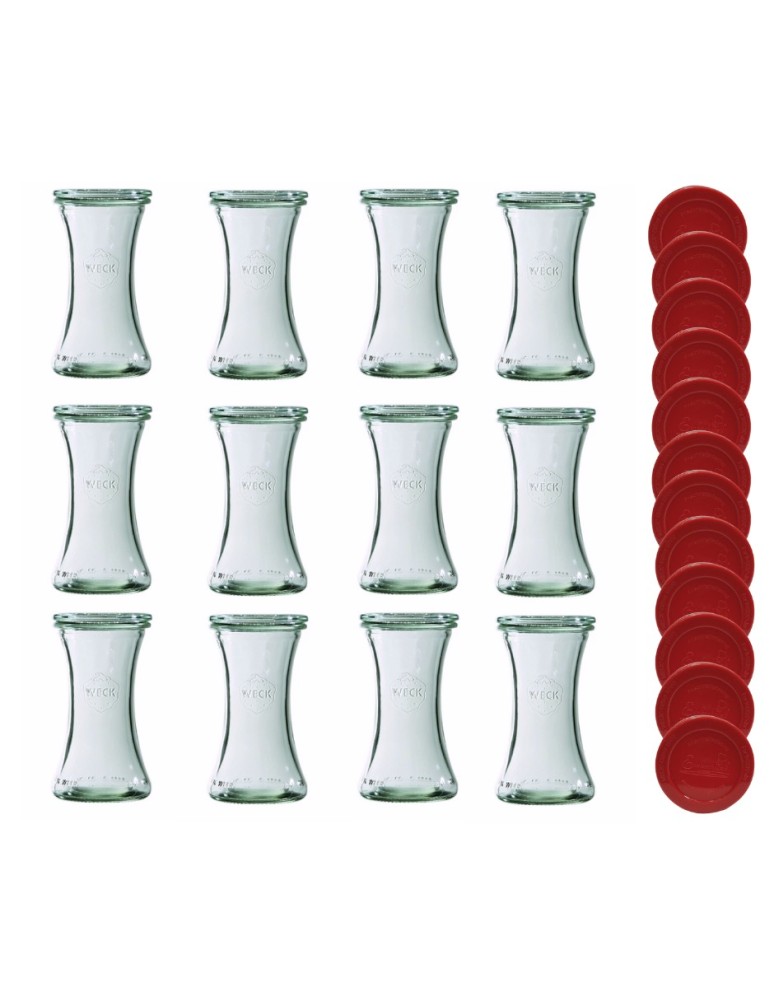 Słoiki weck - Słoiki Weck 200ml pucharek DELI żaroodporne silikonowe wieka 12szt TRWAŁE - product MODO24.PL 2