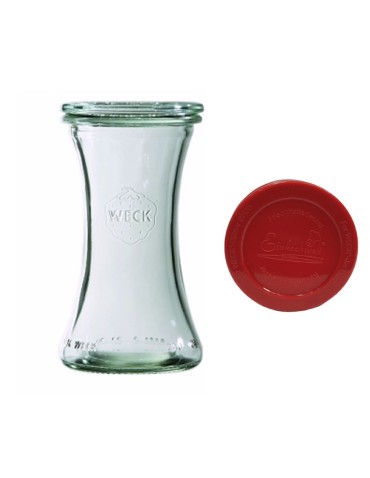 Słoik Weck 200ml na pucharek DELI żaroodporny silikonowe wieko 1szt TRWAŁE - produkt 2