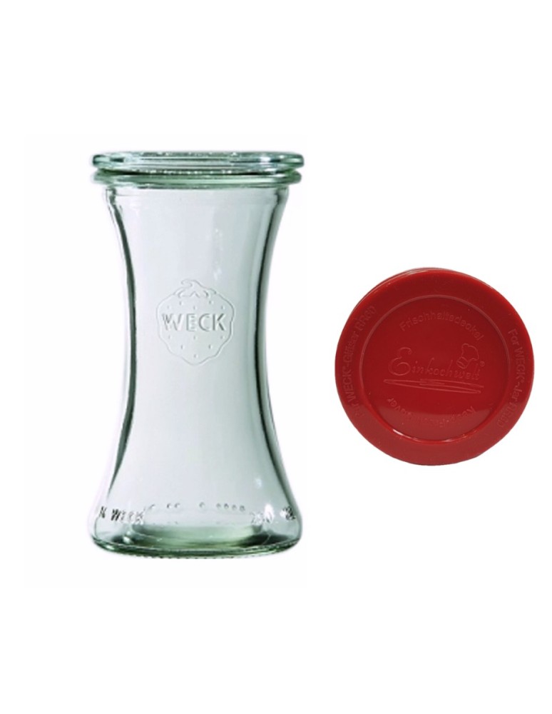 Słoiki weck - Słoik Weck 200ml na pucharek DELI żaroodporny silikonowe wieko 1szt TRWAŁE - product MODO24.PL 2