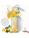 Słoiki Weck 200ml pucharek DELI żaroodporne weki plastikowe wieka 12szt