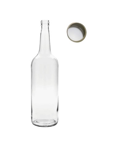 Butelka 1000ml 1L na sok nalewkę nalewki syrop ocet octy fi28 1szt NAKRĘTKA - produkt 2