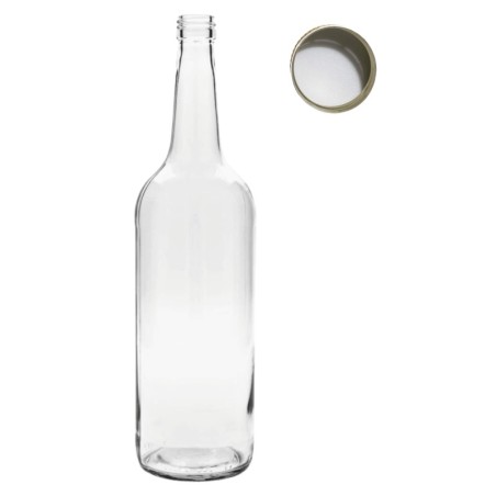 Butelka 1000ml 1L na sok nalewkę nalewki syrop ocet octy fi28 1szt NAKRĘTKA