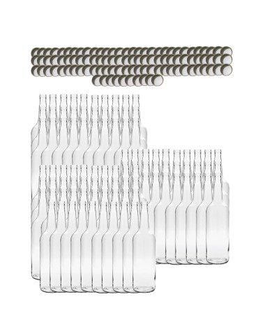 Butelki 1000 ml 1L na sok nalewkę syrop ocet tradycyjne fi28 100szt NAKRĘTKI - produkt 2