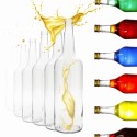 Butelki 1000 ml 1L na sok nalewkę syrop ocet tradycyjne fi28 60szt BEZ NAKRETEK