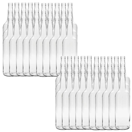 Butelki 1000 ml 1L na sok nalewkę syrop ocet tradycyjne fi28 60szt BEZ NAKRETEK