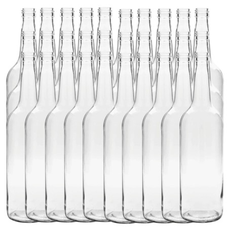 Butelki 1000 ml 1L na sok nalewkę syrop ocet tradycyjne fi28 30szt BEZ NAKRETEK