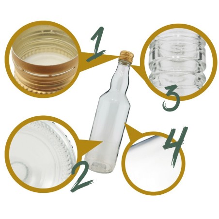 Butelki 1000 ml 1L na sok nalewkę syrop ocet tradycyjne fi28 30szt BEZ NAKRETEK