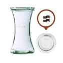 Słoik Weck 200 ml pucharek DELI żaroodporny dżem zapinki wieko gumka 1szt