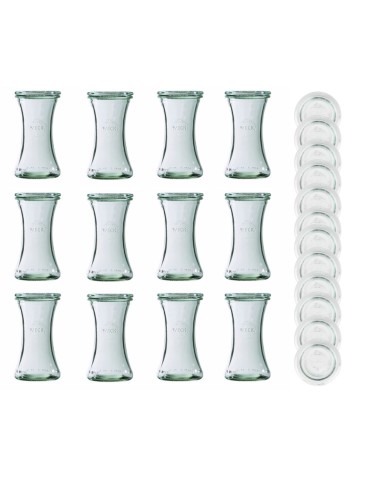 Słoiki Weck 200 ml słoiki szklane ozdobne DELI przyprawy wieka szkło 12szt - produkt 2