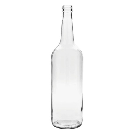 Butelka 1000 ml 1L na sok nalewkę syrop ocet syrop octy fi28 1szt BEZ NAKRETKI