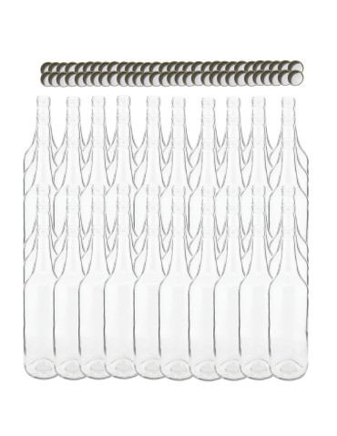 Butelki 700 ml na sok nalewkę syrop ocet tradycyjne fi28 60szt NAKRĘTKI - produkt 2