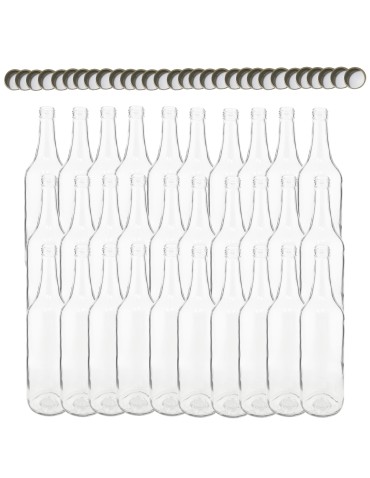 Butelki 700 ml na sok nalewkę syrop ocet tradycyjne fi28 30szt NAKRĘTKI - produkt 2