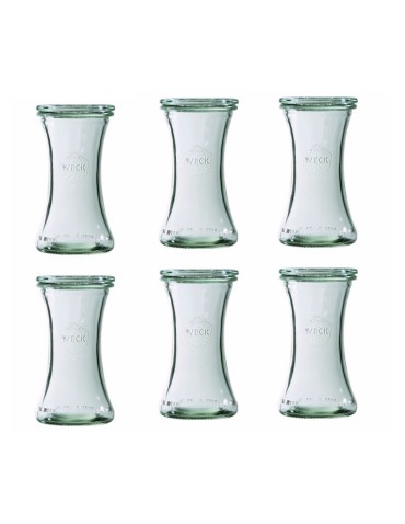 Słoiki Weck 200 ml słoiki szklane ozdobne DELI na deserki pucharki 6szt - produkt 2