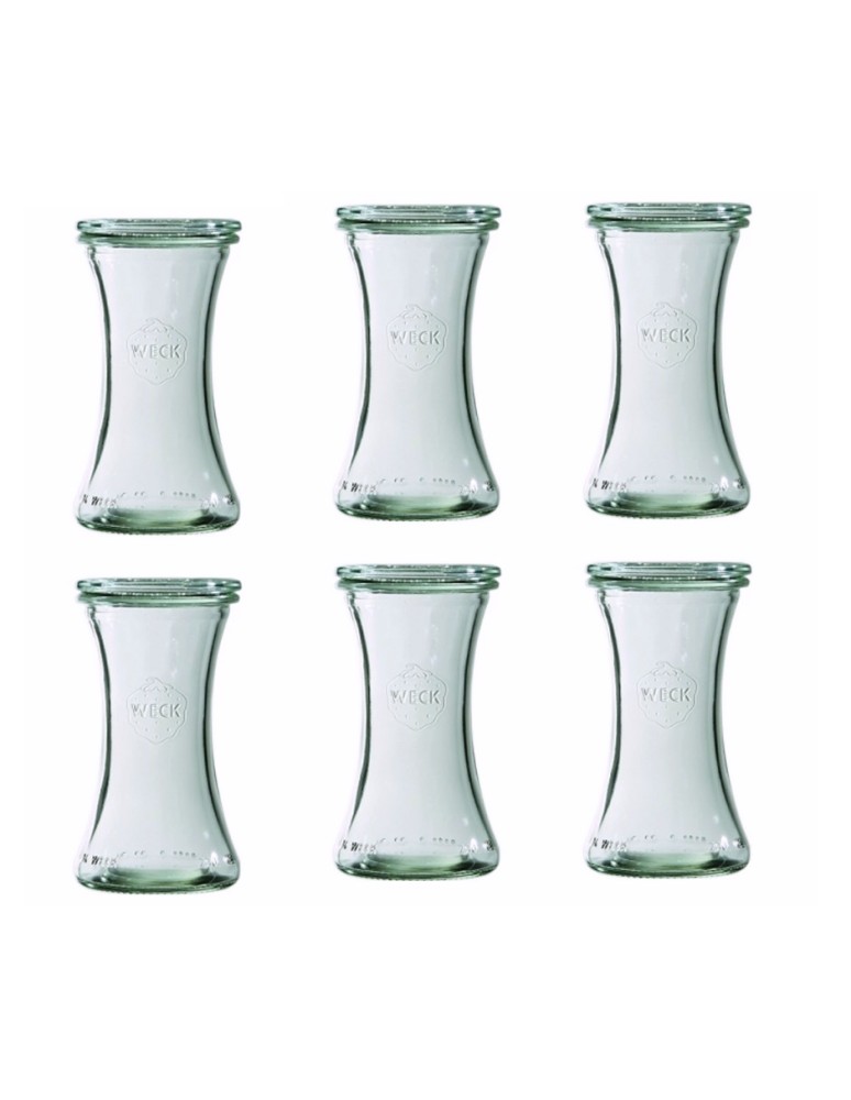 Słoiki weck - Słoiki Weck 200 ml słoiki szklane ozdobne DELI na deserki pucharki 6szt - product MODO24.PL 2