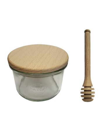Słoiki WECK / drewniane wieko, nabierak słoik 200ml MOLD - produkt 2