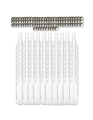 Butelki 700 ml na sok nalewkę syrop ocet tradycyjne fi28 100szt NAKRĘTKI - produkt 2