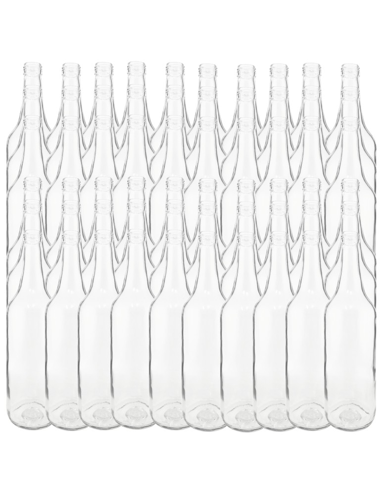 Szklane butelki na alkohol - galoniki - Butelki 700 ml na sok nalewkę syrop ocet tradycyjne fi28 60szt BEZ NAKRETEK - product MODO24.PL 2