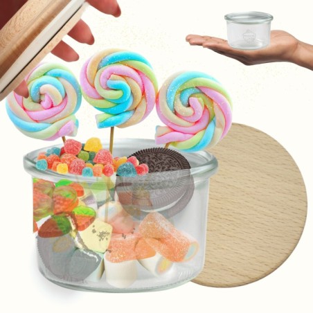 Słoiki WECK / drewniane wieko słoik 200ml MOLD