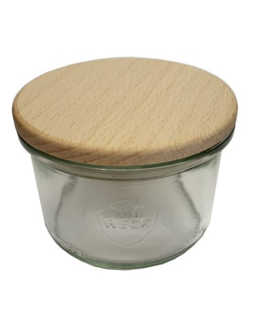 Słoiki i butelki - Słoiki WECK / drewniane wieko słoik 200ml MOLD - product 12