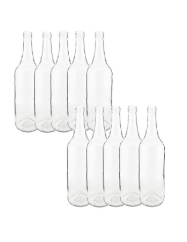 Butelki 700 ml na sok nalewkę syrop ocet tradycyjne fi28 10szt BEZ NAKRETEK - produkt 2