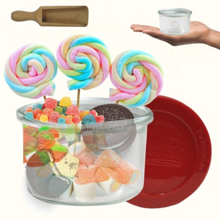 Słoiki WECK / silikonowe wieko, miarka słoik 200ml MOLD