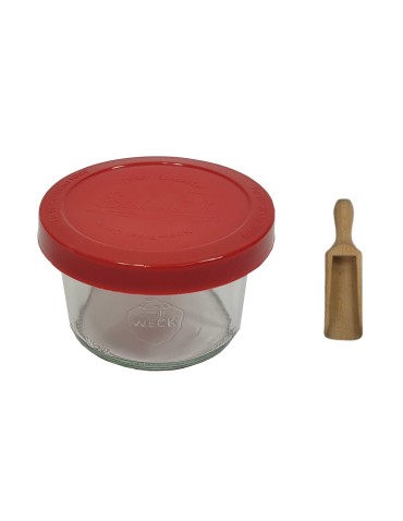 Słoiki i butelki - Słoiki WECK / silikonowe wieko, miarka słoik 200ml MOLD - product 12