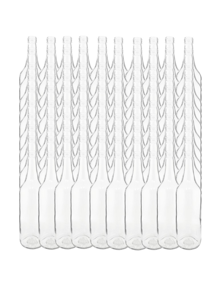 Szklane butelki na alkohol - galoniki - Butelki 700ml na sok nalewkę syrop ocet tradycyjne fi28 100szt BEZ NAKRETEK - product MODO24.PL 2