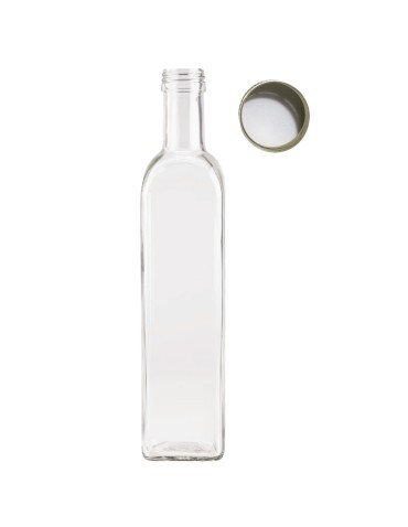 Butelka 500 ml maraska kwadratowa soki na olej oliwę fi31 1szt NAKRĘTKA - produkt 2